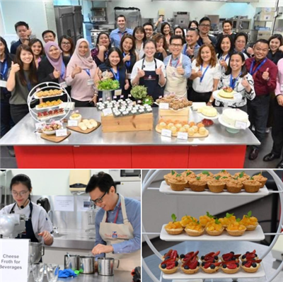 People at the Cream Cheese Workshop in Singapore